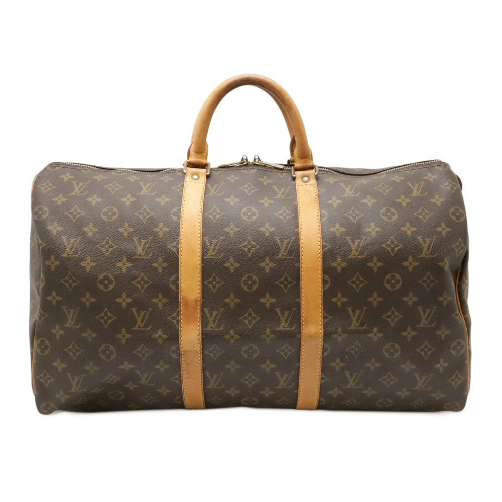 LOUIS VUITTON Monogram Keepall Boston Bag Travel Handbag